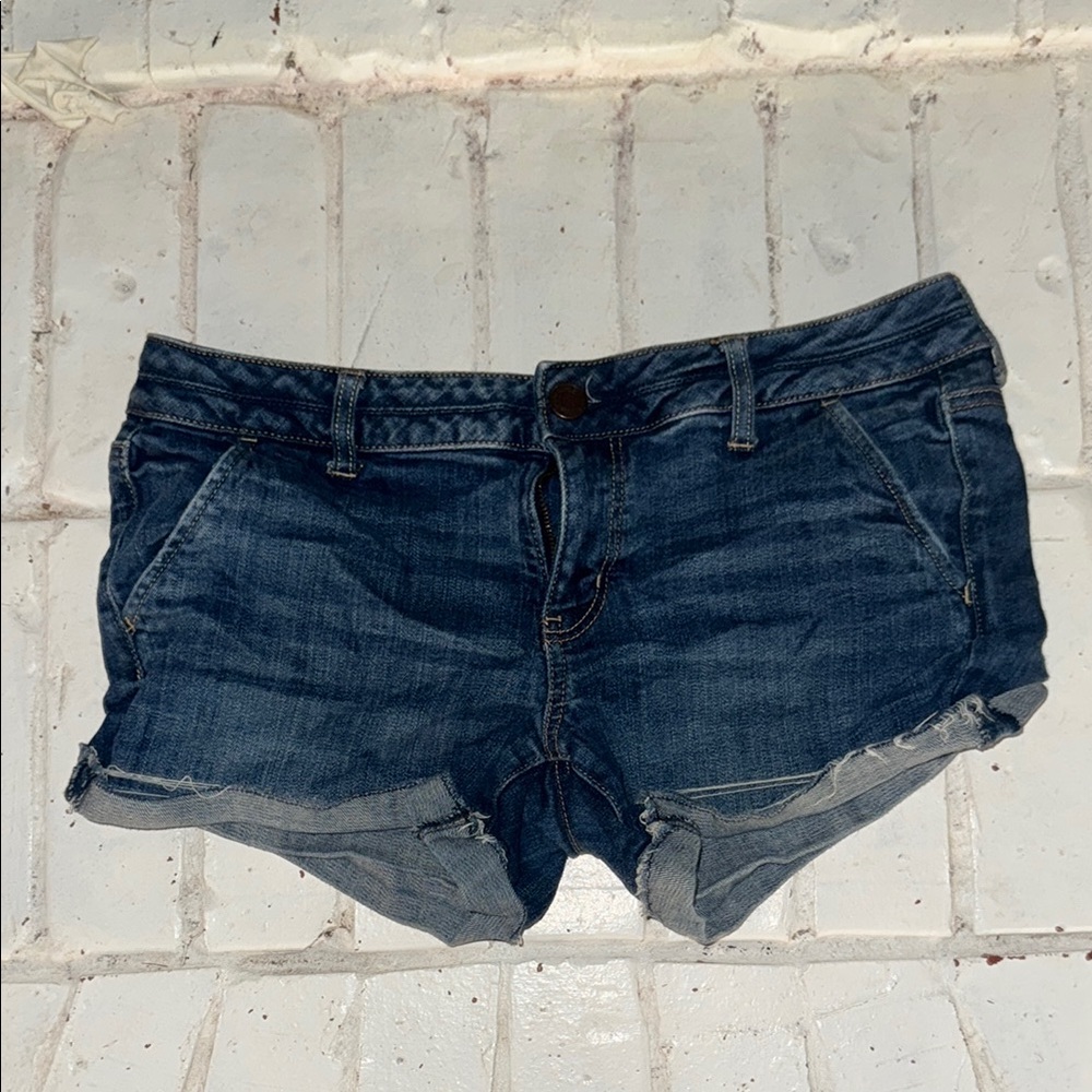 American Eagle Outfitters Dark Blue Jean Shorts